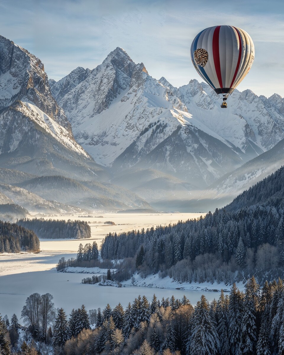 Vol en montgolfière dans les Alpes avec un professionnel | Pinnacle Experiences