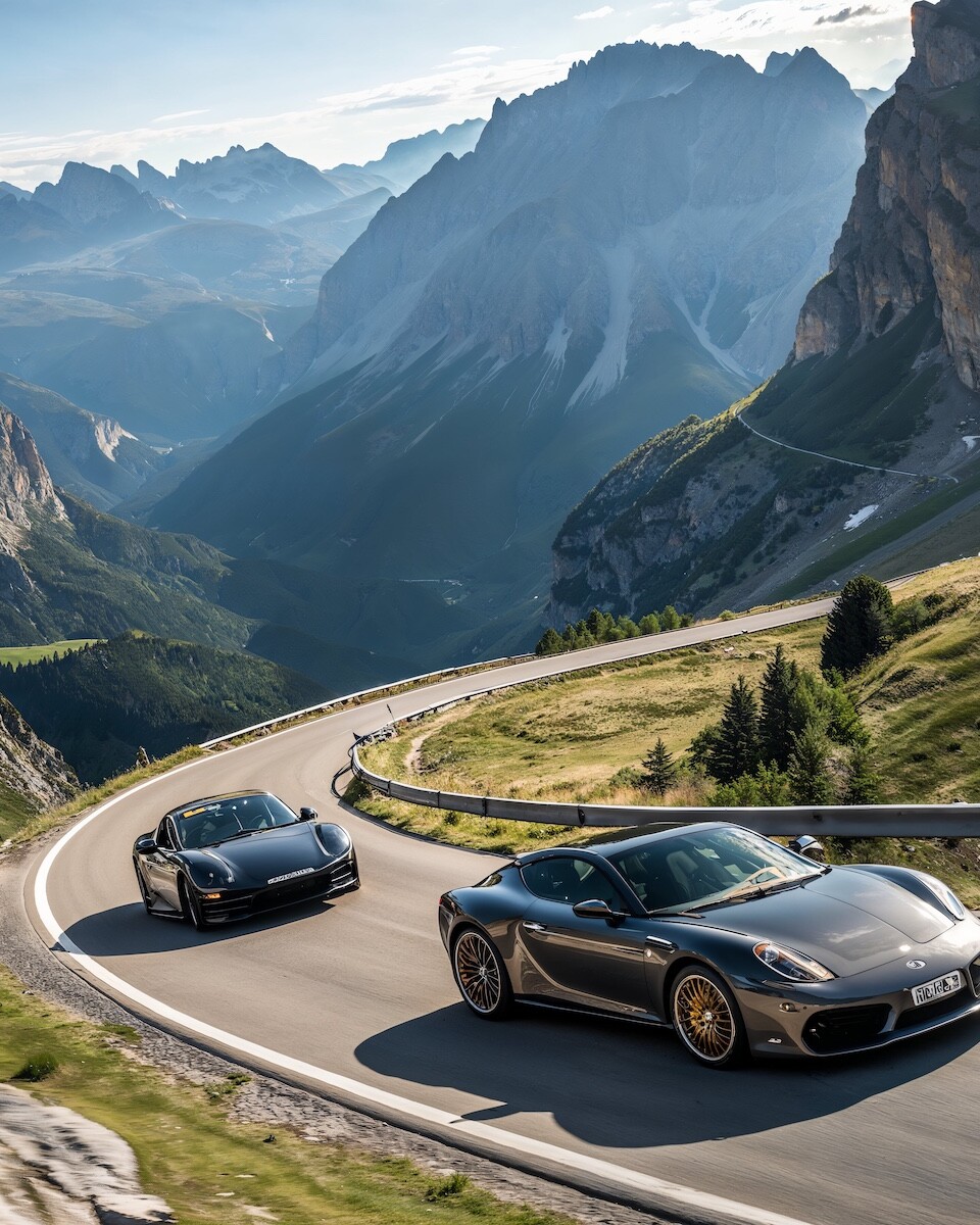 Historic car rally in the Alps | Pinnacle Experiences